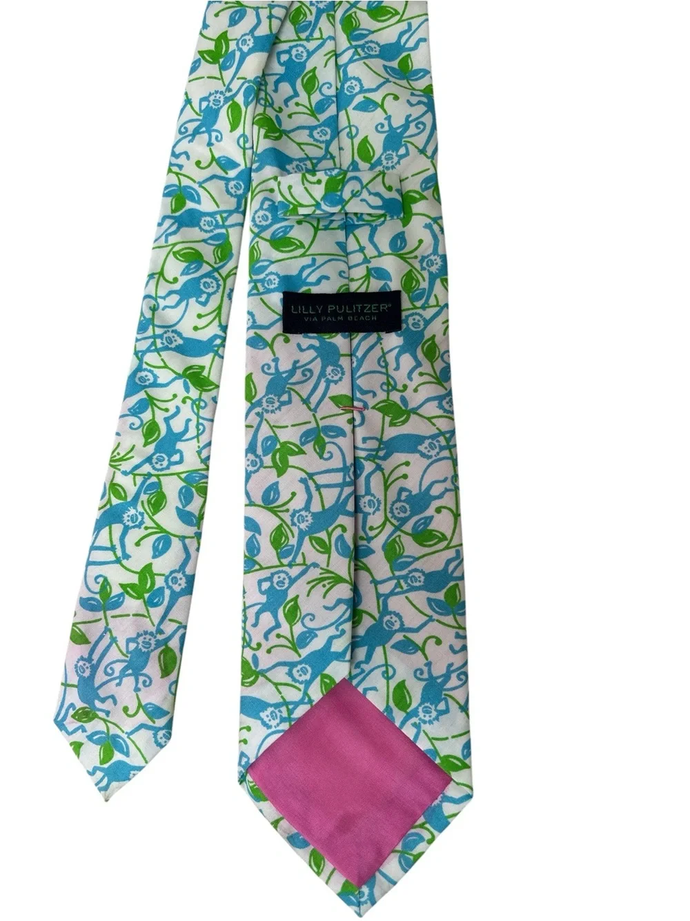 Lilly Pulitzer Palm Beach “Monkey Business” Tie - Picture 4 of 5